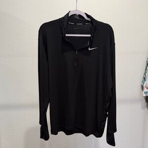 Nike Running Black Quarter Zip Pullover